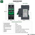 Interruptor Automático DC 40A 550V 2P | SL7N-63 SUNTREE - Imagen 3