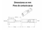 Par de Pines de Contacto para Conector Anderson SMH | SB120 - Imagen 2