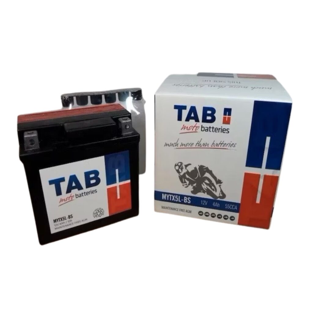 Batería de Moto YTX5L-BS 12V 4A AGM TAB Libre Mantención – Yemin