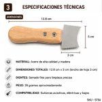 Sierra De Limpieza De Surco De Traste Luthier Madera - Imagen 3