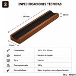 Soporte Reposa Mastil Madera Luthier Para Bajo Y Guitarra - Imagen 3