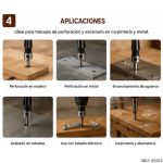 Escariador Cónico de Mano Luthier y Carpintería 3-13mm | EX313 - Imagen 4