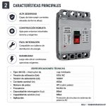 Interruptor Caja Moldeada MCCB AC 400A 4P 85kA | Suntree - Imagen 2