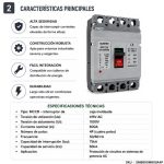Interruptor Automático MCCB AC 800A 415V 4P 75KA | Suntree - Imagen 2
