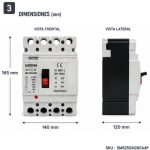 Interruptor Caja Moldeada MCCB AC 200A 4P 55kA | Suntree - Imagen 3