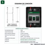 Interruptor Automático Caja Moldeada MCCB DC 200A 1500V 3P | Suntree - Imagen 5