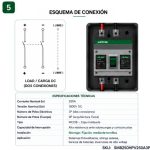 Interruptor Automático Caja Moldeada MCCB DC 250A 1500V 3P | Suntree - Imagen 5