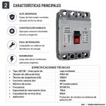 Interruptor Caja Moldeada MCCB AC 630A 4P 75kA | Suntree - Imagen 2