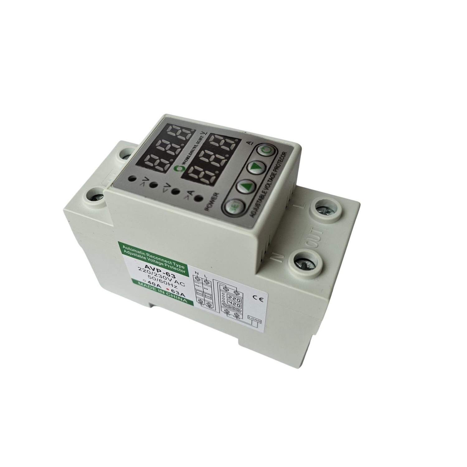 avp-63-3-3c4f38f8-66a0-468b-9113-221d35539a2b Avp-63 Relé Protección Sobre Bajo Voltaje Sobre Cte.220v 63a - Imagen 8