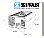 Cargador de Baterías Alta Frecuencia Zivan NG1 12V 60A - Monofásico - Imagen 2