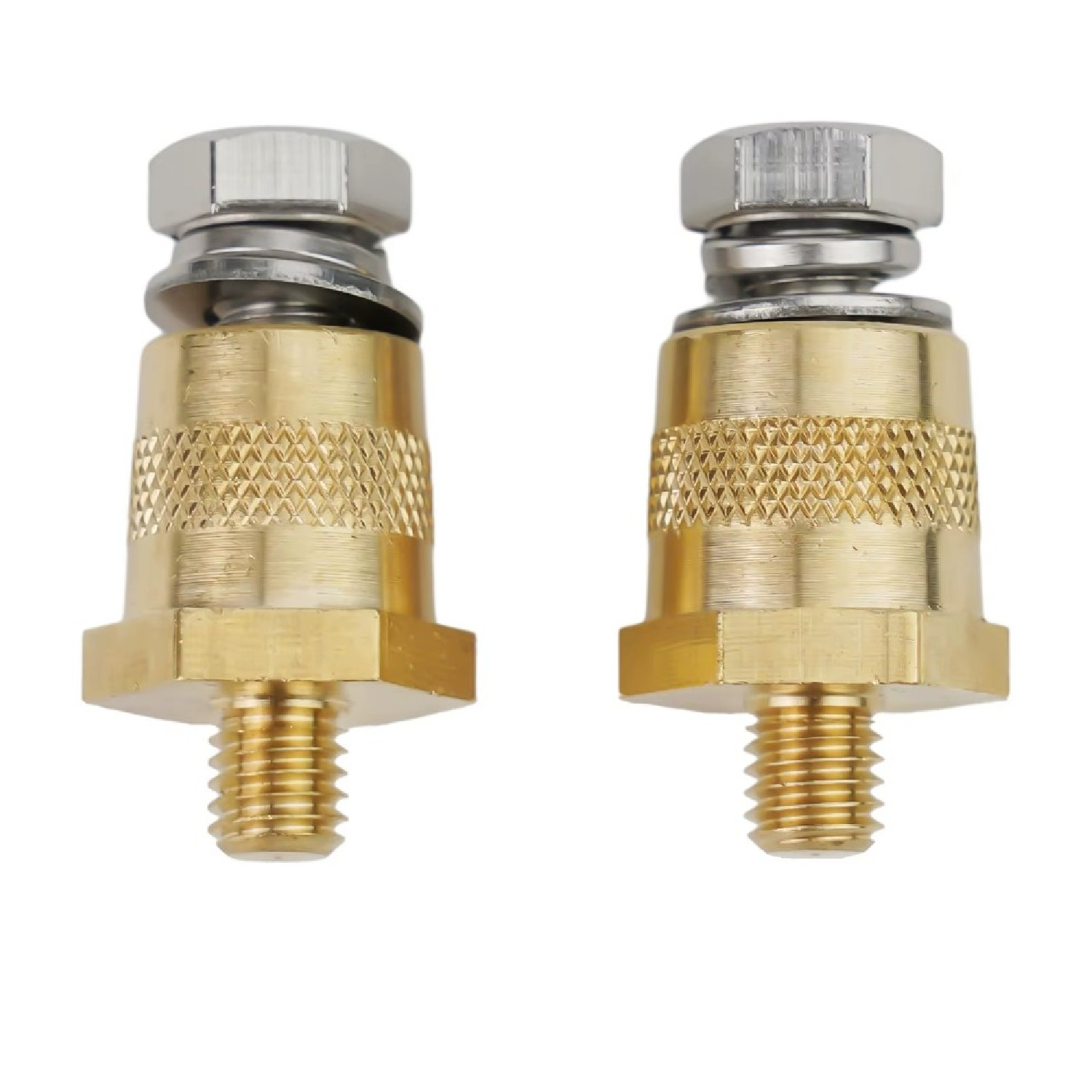 ADAP1 bronce m6-2 Adaptador borne batería bronce M6 positivo y negativo - Imagen 1