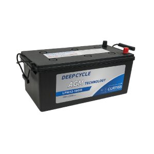Batería Curtiss LPM12-180M 12V 180Ah AGM Marina Ciclo Profundo