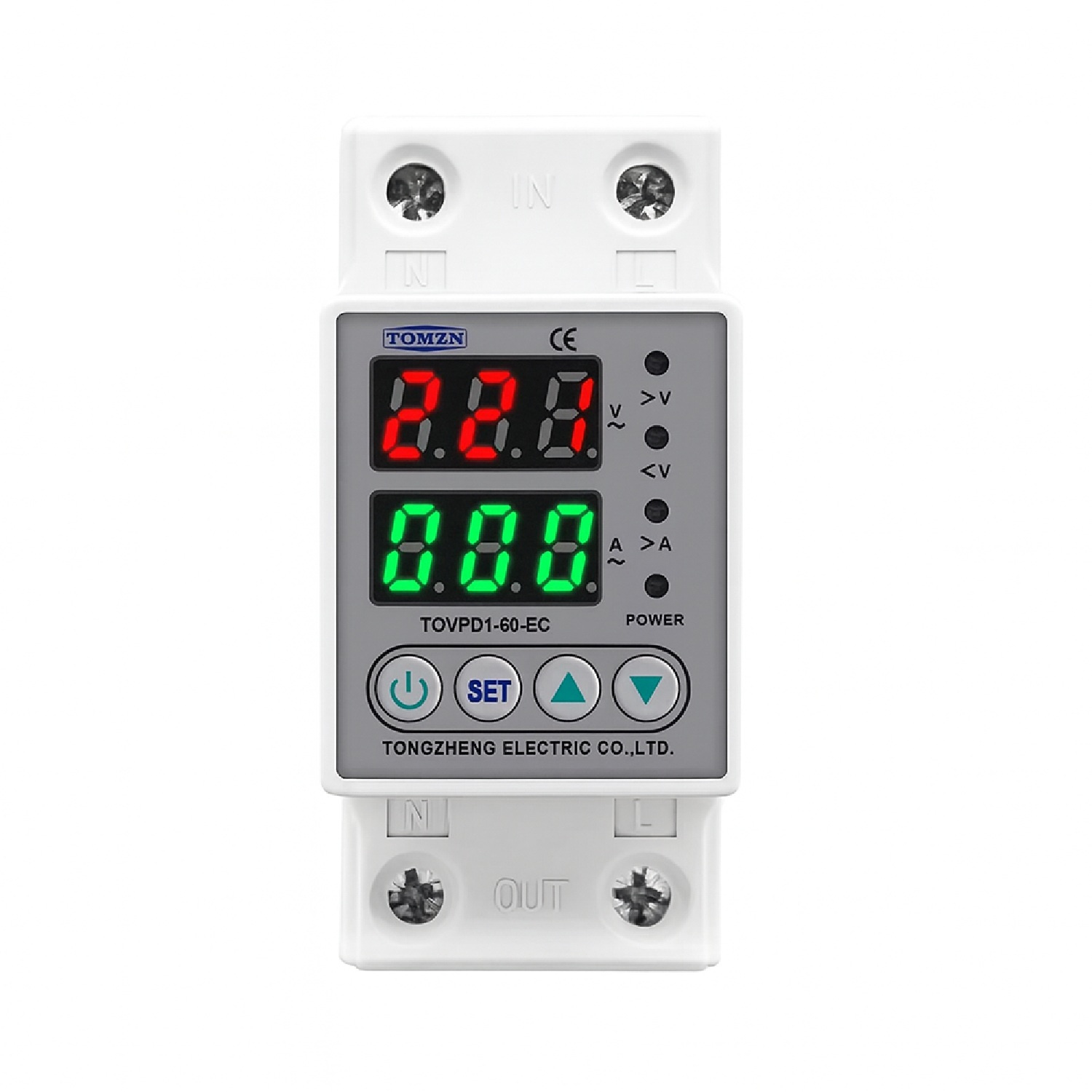 TOVPD1-11 AVP-63 Relé Protección Sobre Bajo Voltaje TOVPDA-60-EC Tomzn - Imagen 1