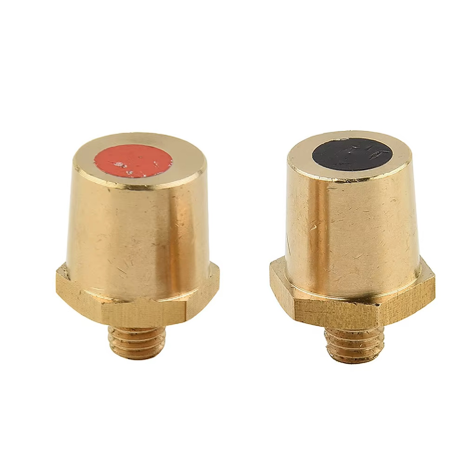 ADAP3 2 Adaptador borne batería bronce M8 positivo y negativo - Imagen 1