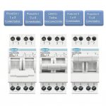 Selector Conmutador 1-0-2 AC 63A 2P Riel Din Solar - Red - Imagen 4