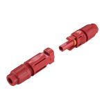 Conector MC4 set 10 pares - 5 rojos 5 negros más 2 llaves Spanner - Imagen 4