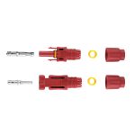 Par Conector MC4 Rojo PV para Panel Solar Macho/Hembra - Imagen 3