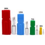 Conector Tipo Anderson 30A Unipolar Verde DC - Imagen 3