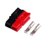 Conector Tipo Anderson 30A Unipolar Rojo Negro Par - Imagen 5