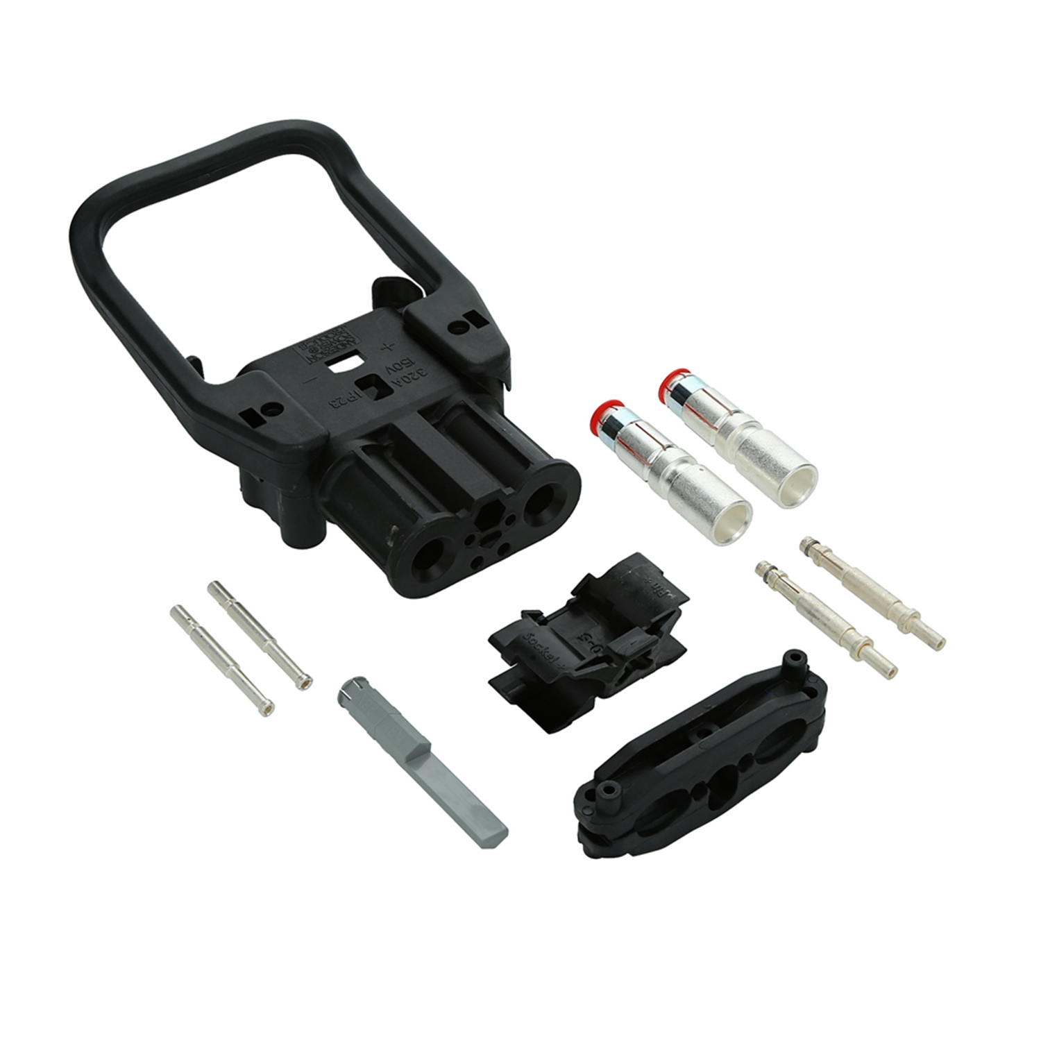 A320 female set Conector Anderson A320 Hembra 120mm2 4/0 Kit Completo Crown 340320-405 - Imagen 1