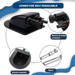 Conector MC4 Pasacables Prensa Estopa Solar IP68 Techo Paneles Solares - Imagen 3