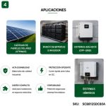 Interruptor Automático DC 80A 550V 2P Bipolar SCB8-125DC | Suntree - Imagen 4