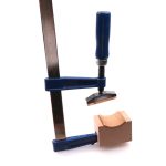 Prensa de Traste F con Bloques de Madera con Corcho para Luthería - Imagen 4