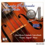 Cuerdas Violín Sonatina Premier 380 Cromo Níquel Plano