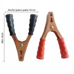 Pinzas de Batería 600AMP 12/24V Par Negro/Rojo - Imagen 2