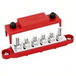 Bus Bar 400A - Bloque de Distribución de Energía | 12V~48V – 6 Pernos M8 - Imagen 3