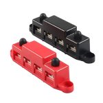 Bus Bar 250A - Bloque de Distribución de Energía | 12V~48V – 4 Pernos M8