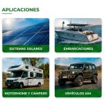 Bus Bar 250A - Bloque de Distribución de Energía | 12V~48V – 4 Pernos M8 - Imagen 5