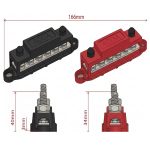 Bus Bar 400A - Bloque de Distribución de Energía | 12V~48V – 6 Pernos M8 - Imagen 4
