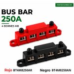 Bus Bar 250A - Bloque de Distribución de Energía | 12V~48V – 4 Pernos M8