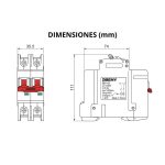 Automático DC 2P 40A | ZJBENY - Imagen 3