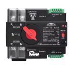 ATS Interruptor Transferencia Automática TOQ7 Riel DIN Red-Generador | Tomzn