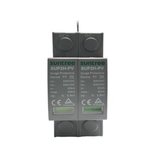 SPD Protector Sobretensión 500VDC 2P 20-40Ka Suntree Supresor de Transientes