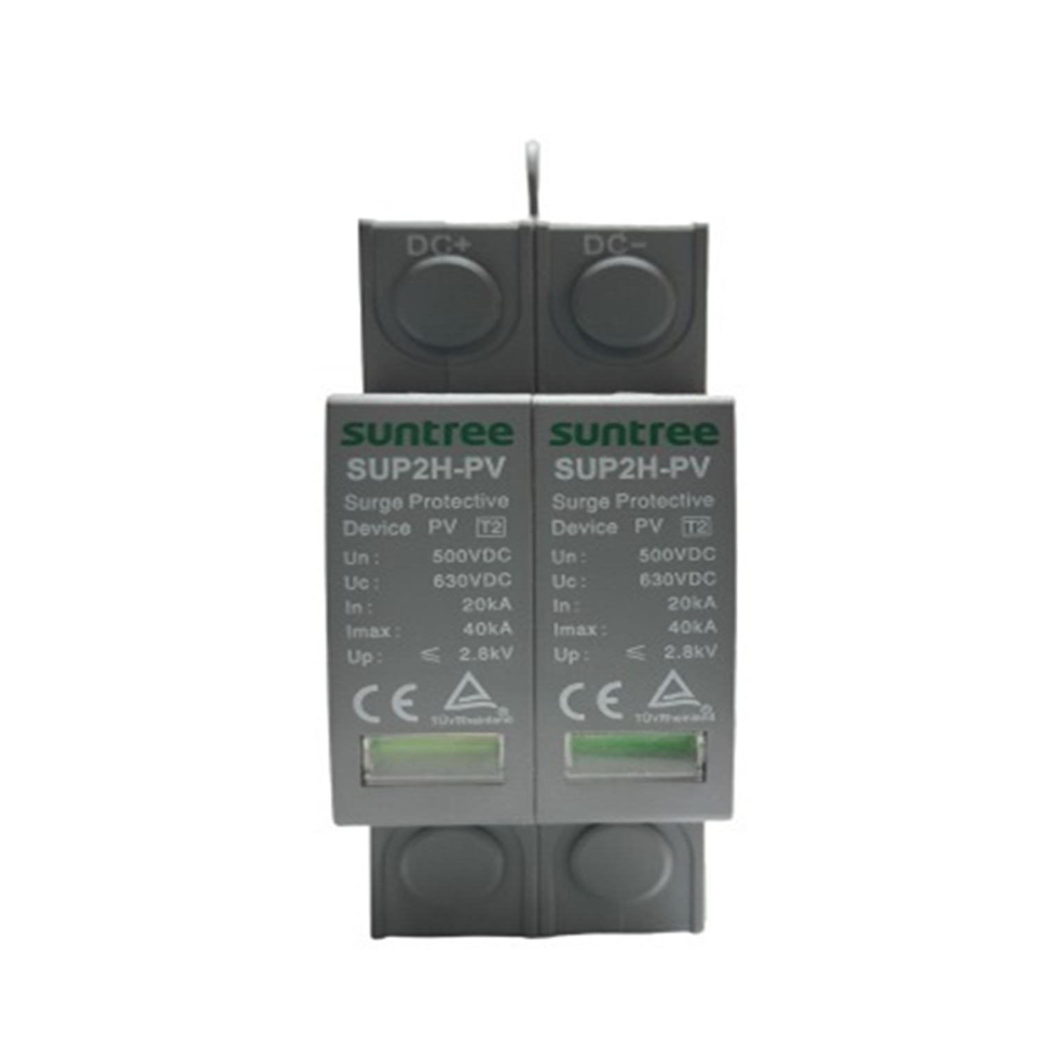 Foto 1 SUP 500V SPD Protector Sobretensión 500VDC 2P 20-40Ka Suntree Supresor de Transientes - Imagen 1