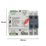 Interruptor de Transferencia Automática ATS 100A 2P - Stanford | Red-Generador - Imagen 2