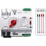 Switch ATS Transferencia Autom 63A 2P Riel Din | Red-generador - Imagen 3