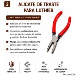 Alicate de Traste para Luthier con Muesca de Sujeción - Imagen 2