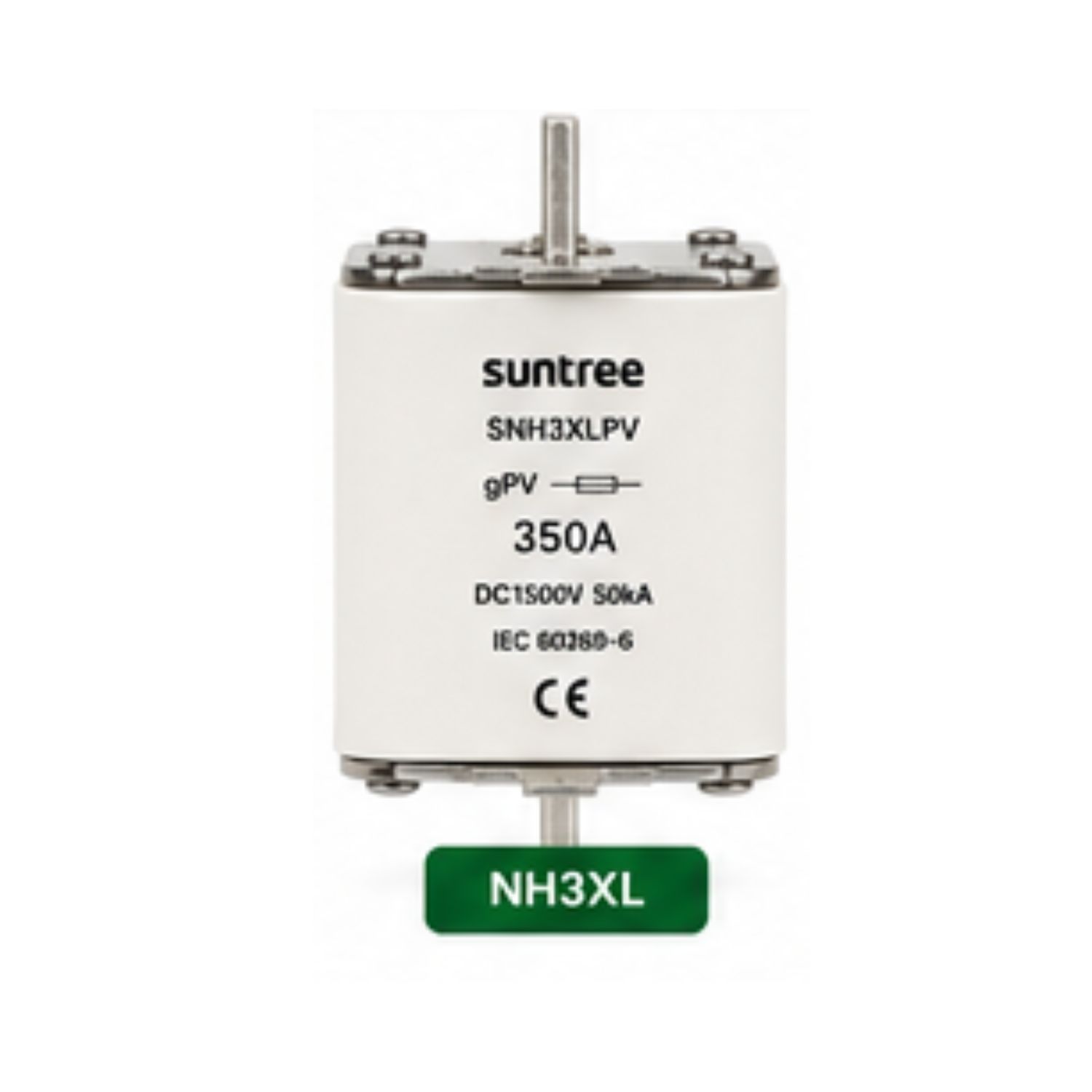 Foto 1 NH3 Fusible Fotovoltaico gPV NH 1500VDC 50kA 350A | Suntree - Imagen 1