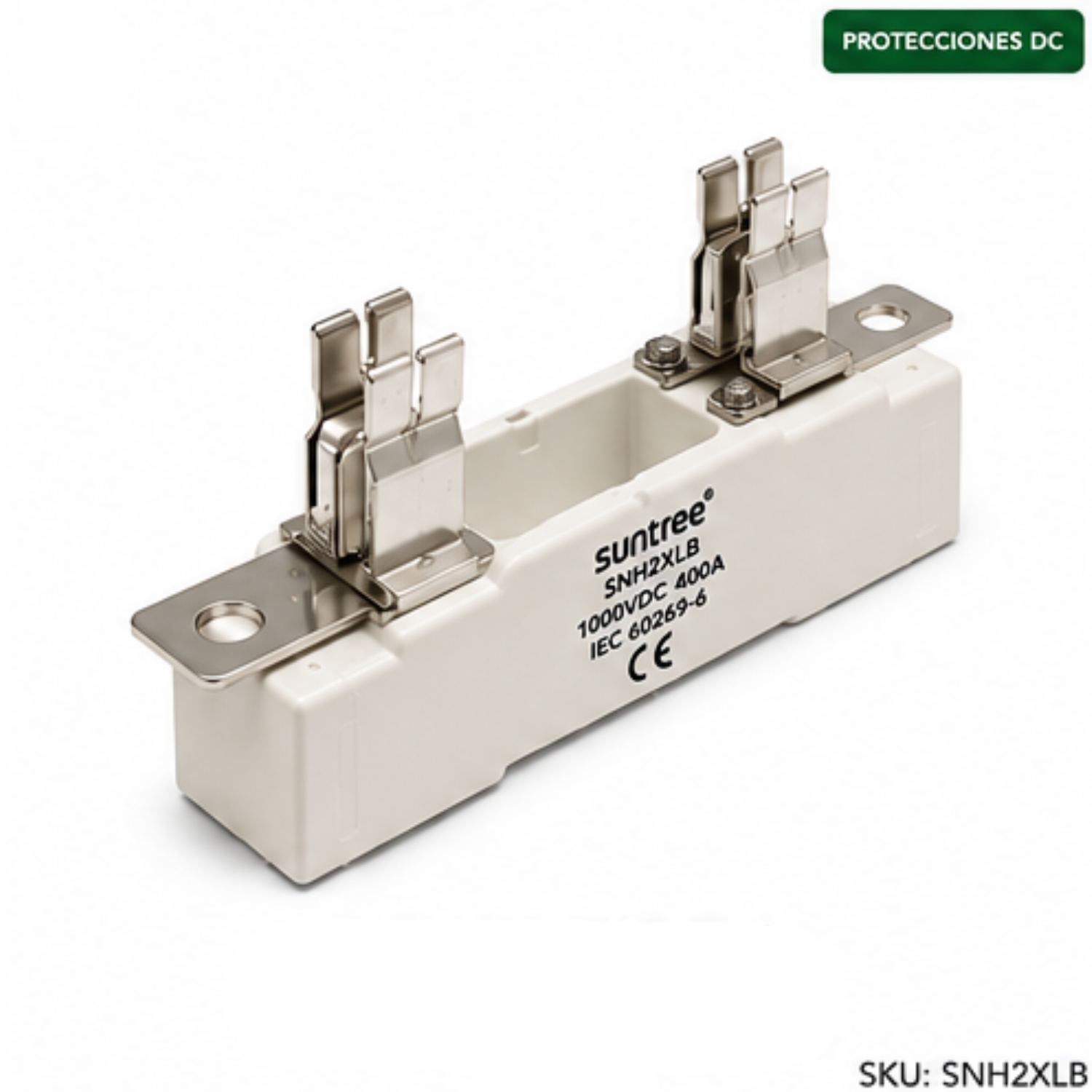 Foto 1 PortaFusible Nh2 Base Portafusible Fotovoltaico NH2 / NH2XL 400A 1000VDC SNH2XLB | Suntree - Imagen 1