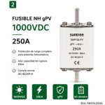 Fusible Fotovoltaico gPV NH1 1000VDC 50kA 250A | Suntree - Imagen 2
