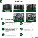 Fusible Ultra Rápido Eaton Bussmann 170M3416 250A 690V | Clase aR - Imagen 4