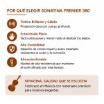 Cuerdas Violín Sonatina Premier 380 Cromo Níquel Plano - Imagen 6