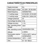 Protector De Voltaje Monofasico Riel DIN 63A 220V - Imagen 3
