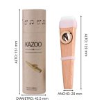 Kazoo De Madera Con Estuche Cilíndrico - Imagen 3