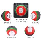 Interruptor Aislador Batería 200A 4P – Cortacorriente para 12V/24V/48V - Imagen 2