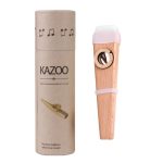 Kazoo De Madera Con Estuche Cilíndrico
